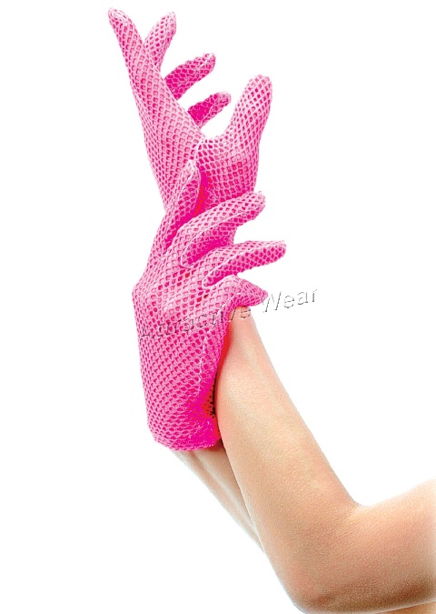 G9011 Leg Avenue Gloves,  Fishnet Wrist Length