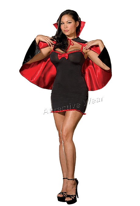 5032X Dreamgirl Plus Size Costume, Vampire Sheila Tackya