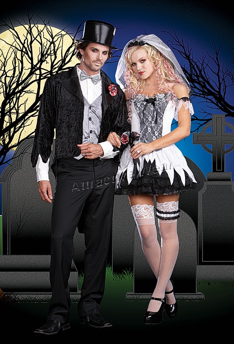 5889 Dreamgirl Men Costume, Corpse Groom Barry D’Alive