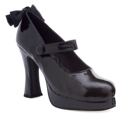 425-Glenda Ellie Shoes, Chunky high heel Platform