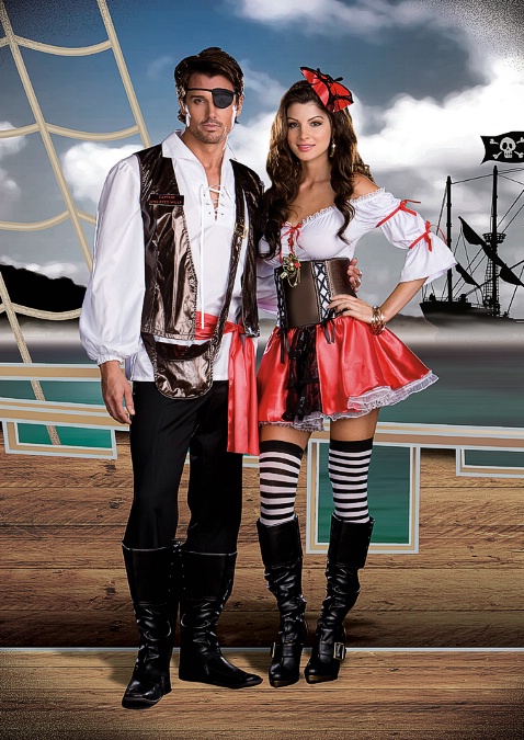 6382 Dream girl Costume, Pirate Plunder Down Under