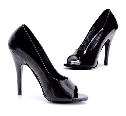 511-Bonnie Ellie Shoes, 5 inch high heels Fetish Open Toe