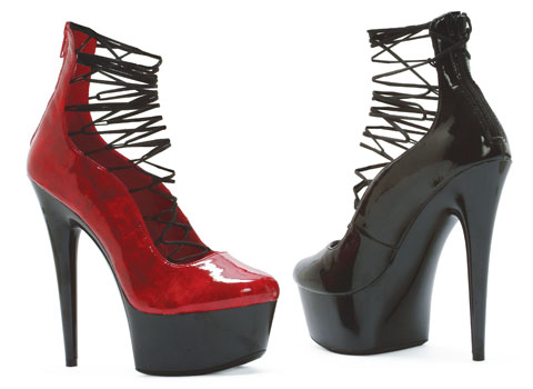 609-Devilicious Ellie Shoes, 6 Inch Pointed High Heels Platform Shoes