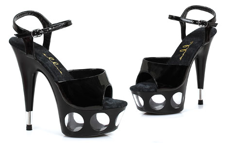 609-Orbit Ellie Shoes, 6 inch pointed Stiletto high heels Open Toe 