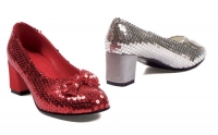 203-Judy Ellie Shoes, 2 Inch heel Sequined Women  shoes.