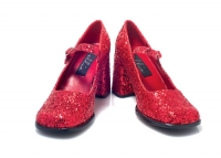 300-Eden-G Ellie Shoes, 3 inch heel mary jane glitter shoes