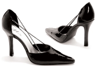 407-Cara Ellie Shoes, 4 Inch high heels Fetish Pump with rhinestone S