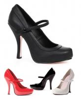 423-Babydoll Ellie Shoes, 4 Inch Heels Platform Mary Jane Shoes