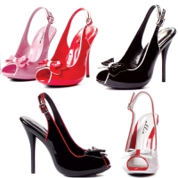 459-Lani Ellie Shoes, 4.5 inch high heel Peep toe Sling Back  sho