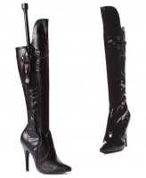 511-Sadie Ellie Boots, 5 inch high heels with Whip Knee High