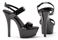 601-Gemma Ellie Shoes, 6 inch stiletto high heels Open Toe Platforms