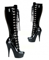 609-Gina Ellie Boots, 6 inch Pointed Stiletto high heels Platforms