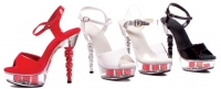 677-Poker Ellie Shoes, 6.5 inch Dice high heels With 2 inch With Dice
