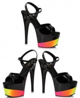 709-Prism Ellie Shoes, 7 Inch Stiletto Heels Platform  Sandal