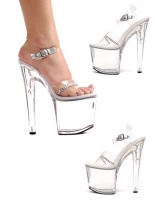 821-Jewel Ellie Shoes, 8 inch Pointed Stiletto high heels