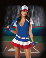 4037 Dreamgirl Costumes,  Costume, Fantasy Player, Zipper front d