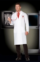 5177 Dreamgirl Costumes, Men's Costumes, button front lab coat with d