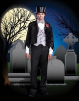 5889 Dreamgirl Men Costume, Corpse Groom Barry D Alive, Crushed vel