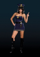 6598 Dreamgirl Costume, Police Kit, Includes hat, belt, handcuffs and