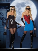 7517 Dreamgirl Costume, Feline Beauty to Spider Cutie Quick change do