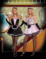 7590 Dreamgirl Costume, Twice As Dirty Fully reversible stretch knit