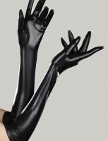 7819 Dreamgirl Glove, Dominique Glove Shiny stretch knit opera length
