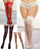 0005X Dreamgirl Sheer thigh high stay up