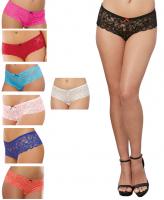 7177 Dreamgirl lace open crotch short