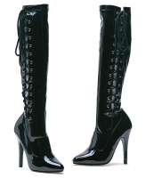 Fierce Ellie Boots, 5 inch high heels Zipper Knee High  Boots