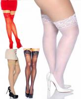 1022 Leg Avenue Stay up sheer thigh highs plus size