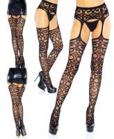 1780 Leg Avenue lace stockings garter belt