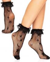3048 Leg Avenue Galaxy net lace ruffle anklets