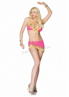 87016 Leg Avenue Costume, Belly dancing babe Costume, includes halter
