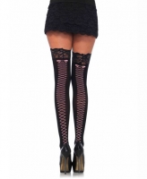 9550 Leg Avenue, stay up lace top sheer thigh highs