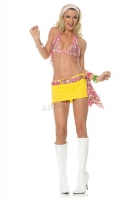 53035 Leg Avenue Costume,  go-go girl costume includes daisy prin