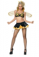 53041 Leg Avenue Costume,  queen bee costume includes crown, coll