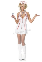 83050 Leg Avenue Costume, head nurse costume, Halter zipper front min