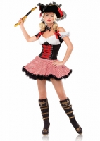 83088 Leg Avenue Costumes, Pirate Wench, includes off shoulder halter