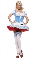 83141 Leg Avenue Costume, dorothy girl, with peasant top gingham mini