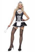 83147 Leg Avenue Costume, naughty French maid Costume, includes headp