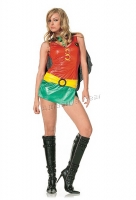 83185 Leg Avenue Costume, hero cutie costume, includes cape and dress