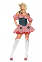 83214 Leg Avenue Costume,  cowgirl daisy costume, includes peasan