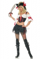 3268 Leg Avenue Costumes,  Costume, 2pc. marauder pirate costume