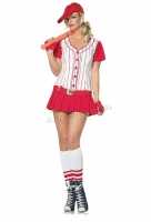 83342 Leg Avenue Costume, player costume includes baseball cap, butto