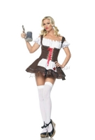 83345 Leg Avenue Costume, German beer girl costume includes peasant t