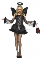 83432 Leg Avenue Costumes,  Costume, 2 pc dark angel costume, inc
