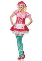83555 Leg Avenue Costume, Country Girl, Includes peasant top apron dr