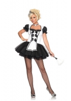 83624 Leg Avenue Costume, Mistress Maid, features tutu apron dress wi