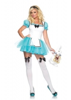 83629 Leg Avenue Costume, Enchanted Alice, includes tutu apron dress