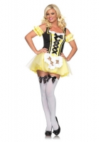83636 Leg Avenue Costume, lil miss goldilocks, features tutu apron dr